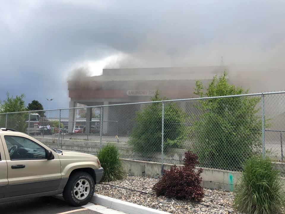 Dryer fire contained at Twin Falls laundromat