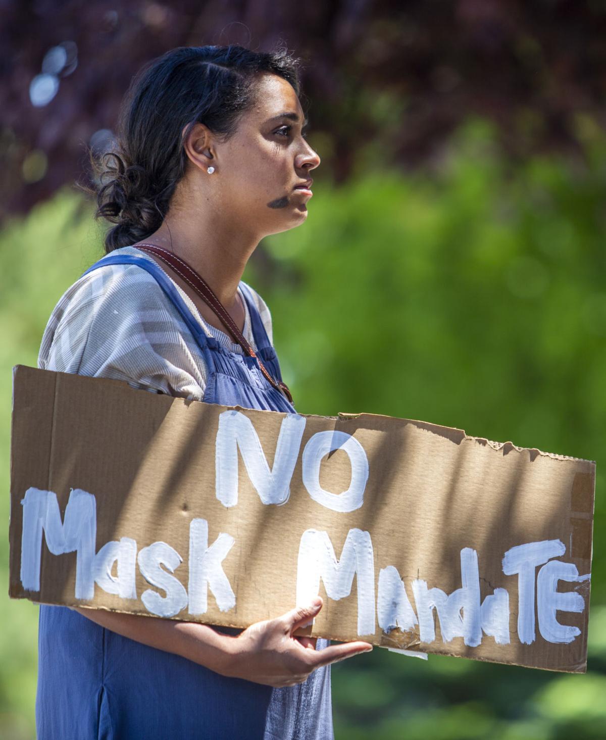 Protesting mandatory masks