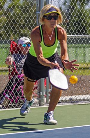 Pickleball court lights spring on