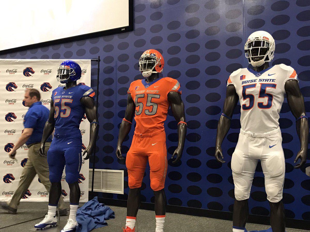 Boise State releases new football uniforms