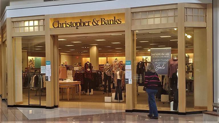 Christopher & Banks inside Washington Square Mall Closing