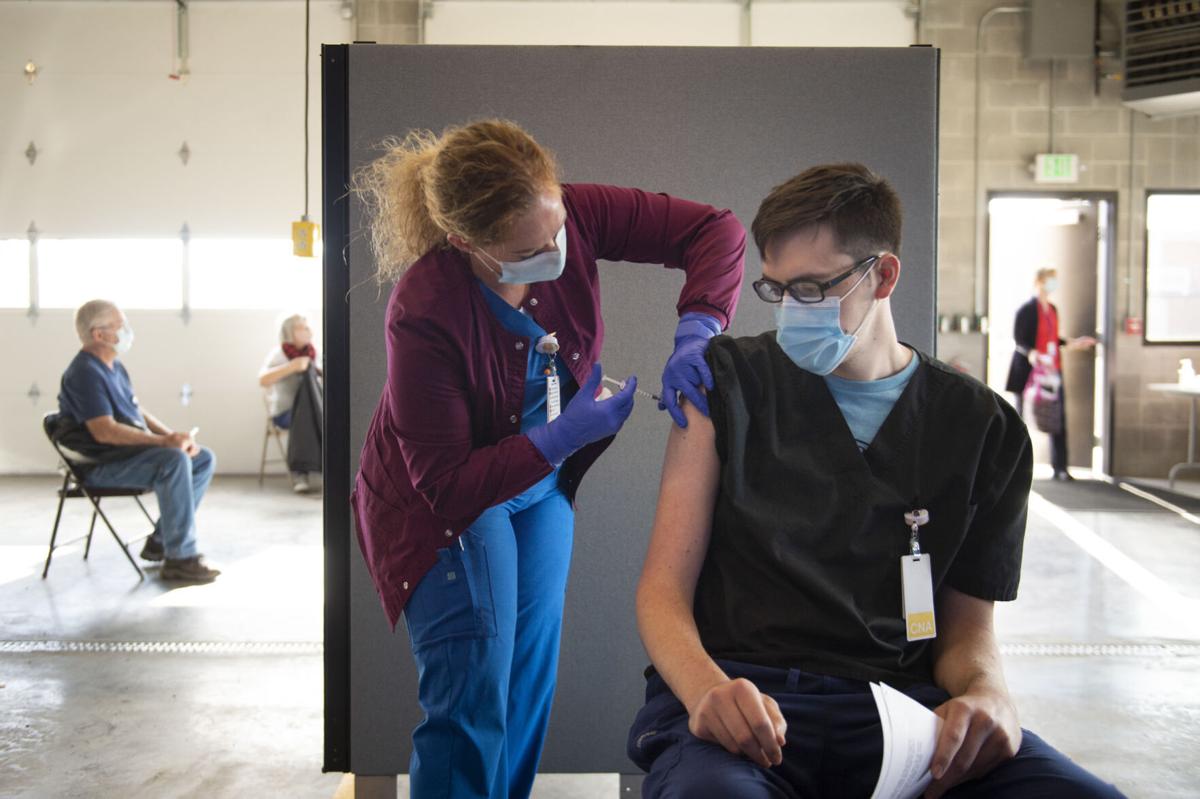 First tier workers get vaccine