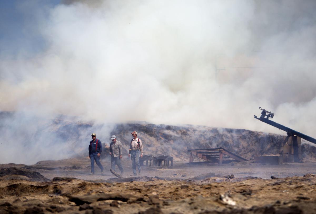 Gallery Wildfire burns Sticks and Stones lumber yard in Shoshone