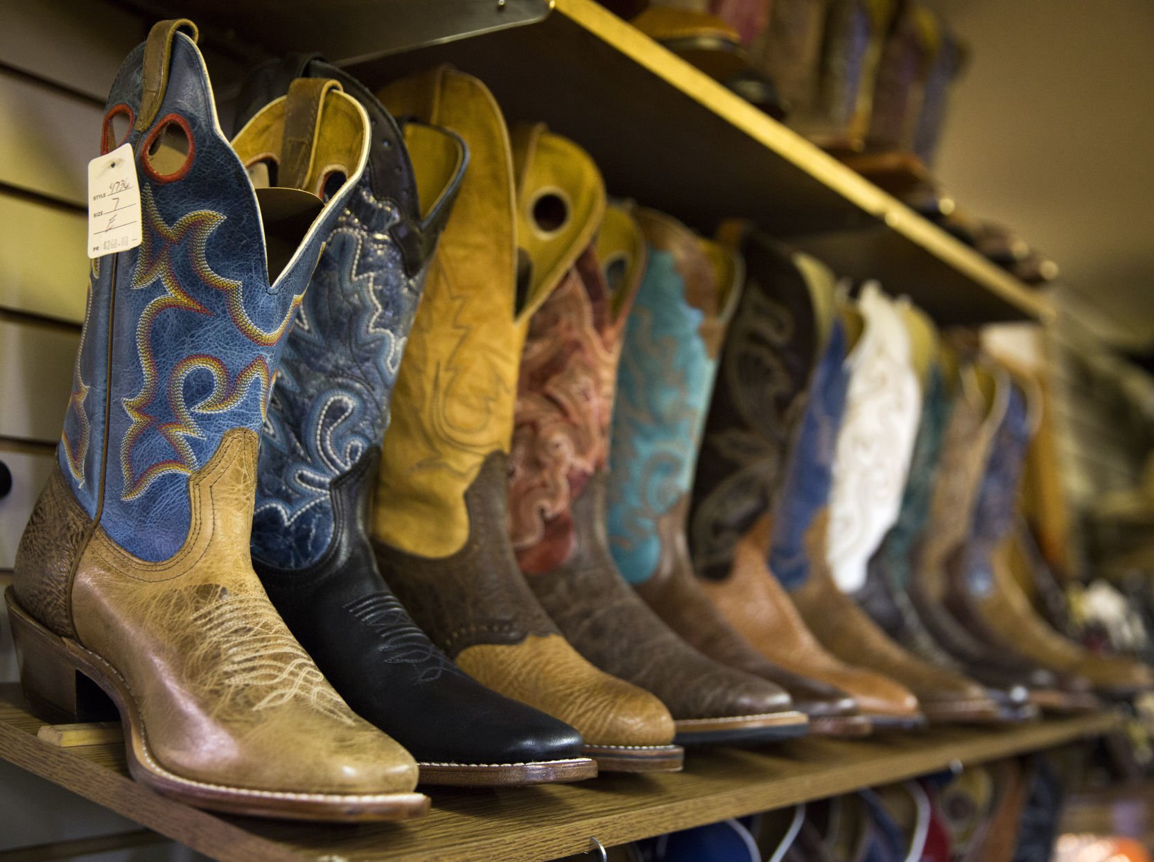 cowboy boot repair shop
