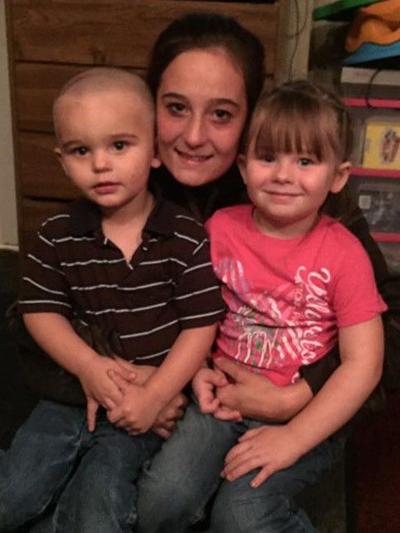 Kelsey Osborne and children