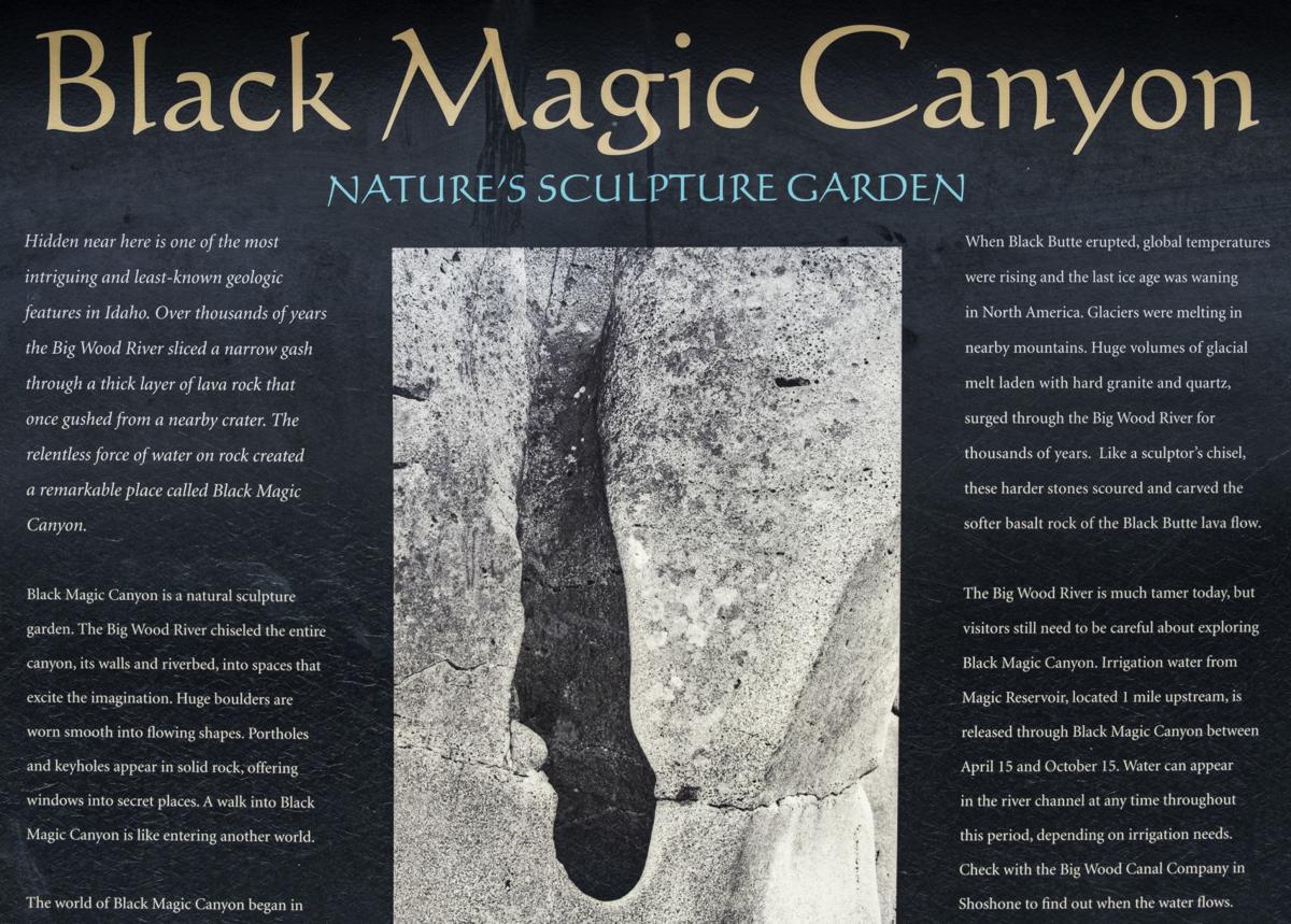 Out and About Into a bedrock of basalt