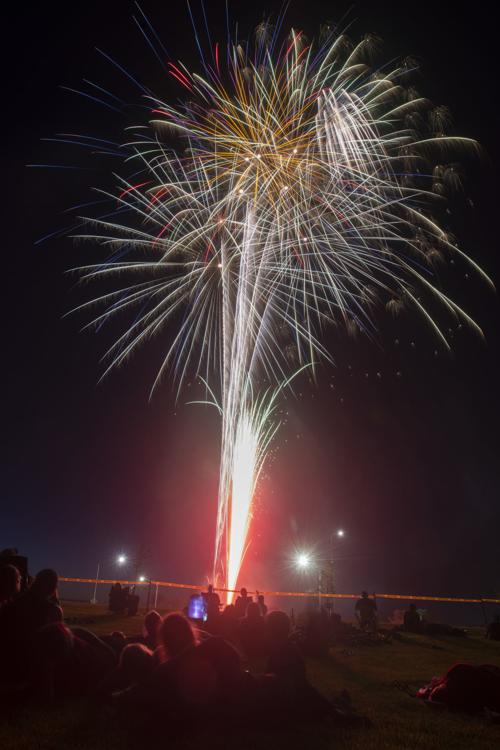 Fireworks over Twin Falls