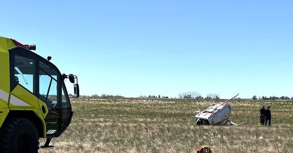 Helicopter pilot escapes serious injuries after Twin Falls airport crash