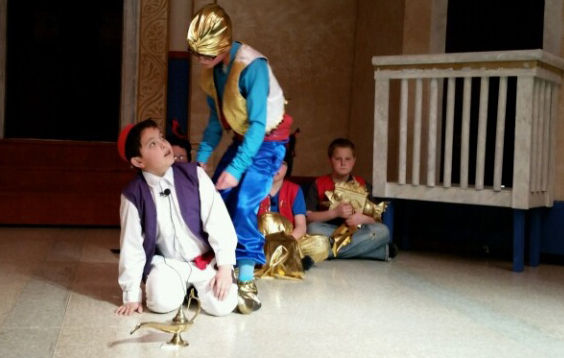 White Pine Elementary School's Production of "Aladdin."