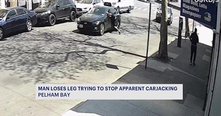 Pelham Bay neighbors in shock after carjacking ends with man losing his leg