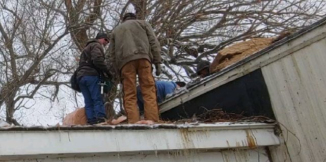 Roof damage