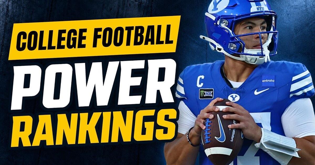 Valley Golf Lettering College Football Power Rankings After Week 8: Who's the Best Team in ...