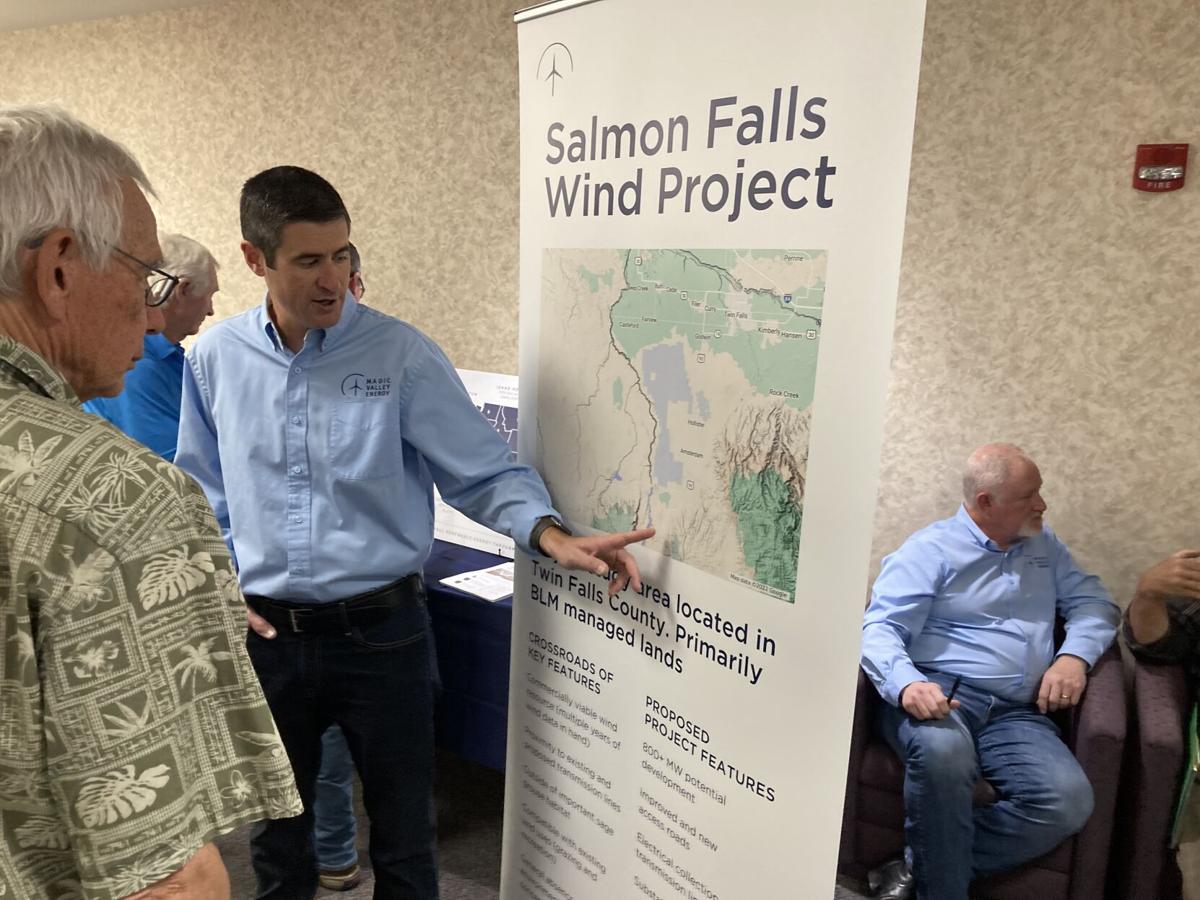 Which way the wind blows Company holds open house for Salmon Falls Wind project ajmarciniak