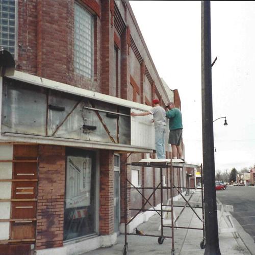 Historic Wilson Theatre exterior renovation