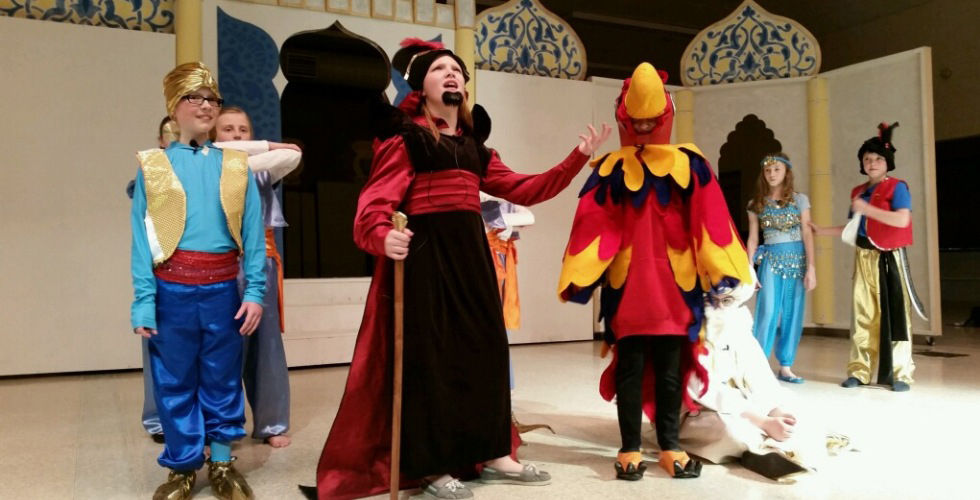 White Pine Elementary School's Production of "Aladdin."