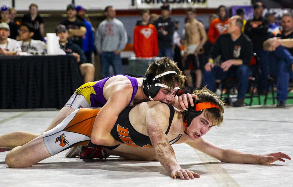 Declo sits in second place after one day of state wrestling tournament