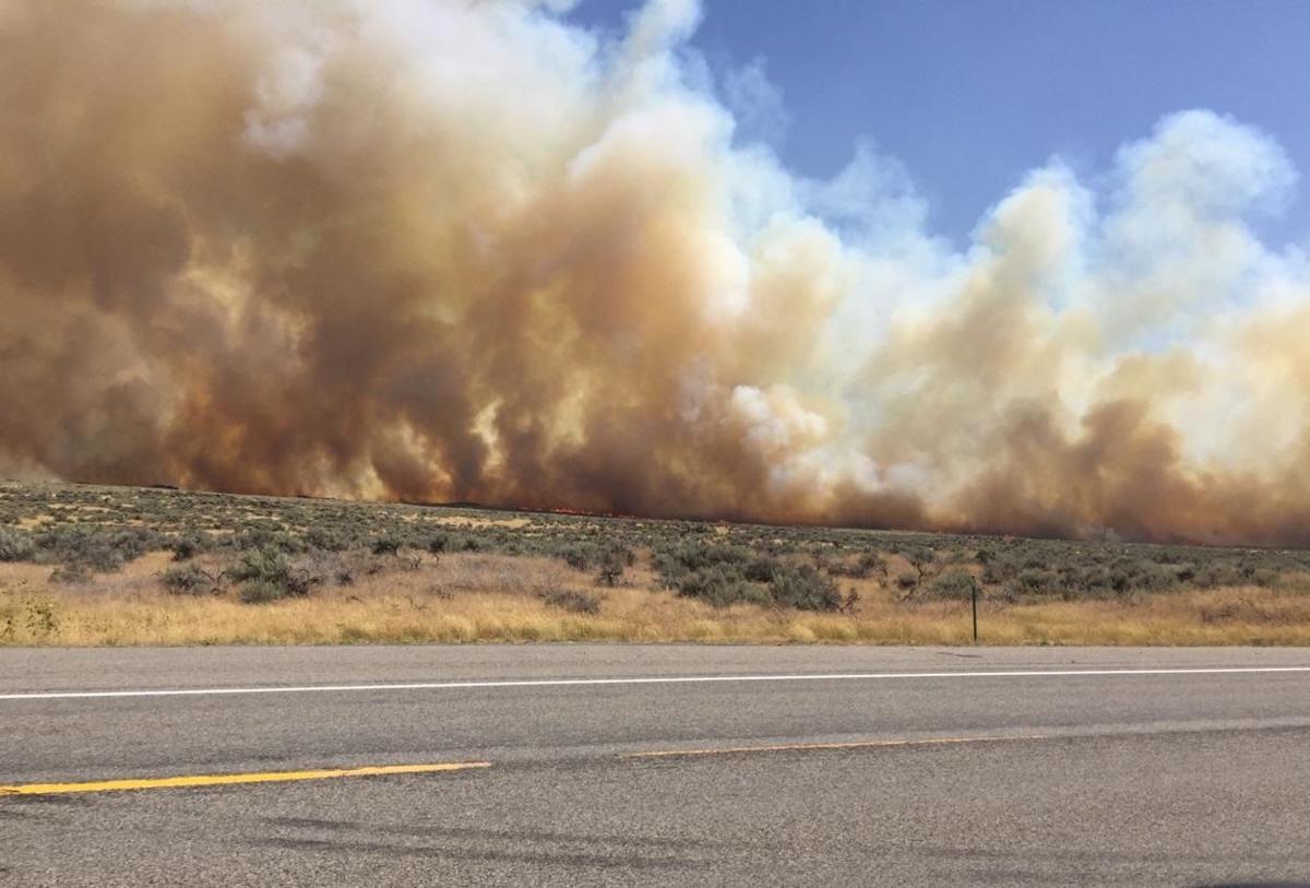 Mammoth Fire forces evacuations north of Shoshone; homes, gas pipeline