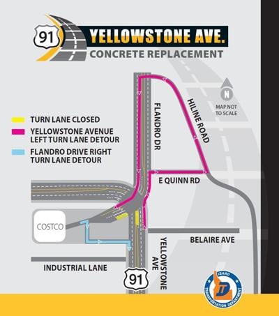 Yellowstone Avenue work begins next week in Pocatello