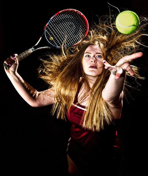 Tennis portrait