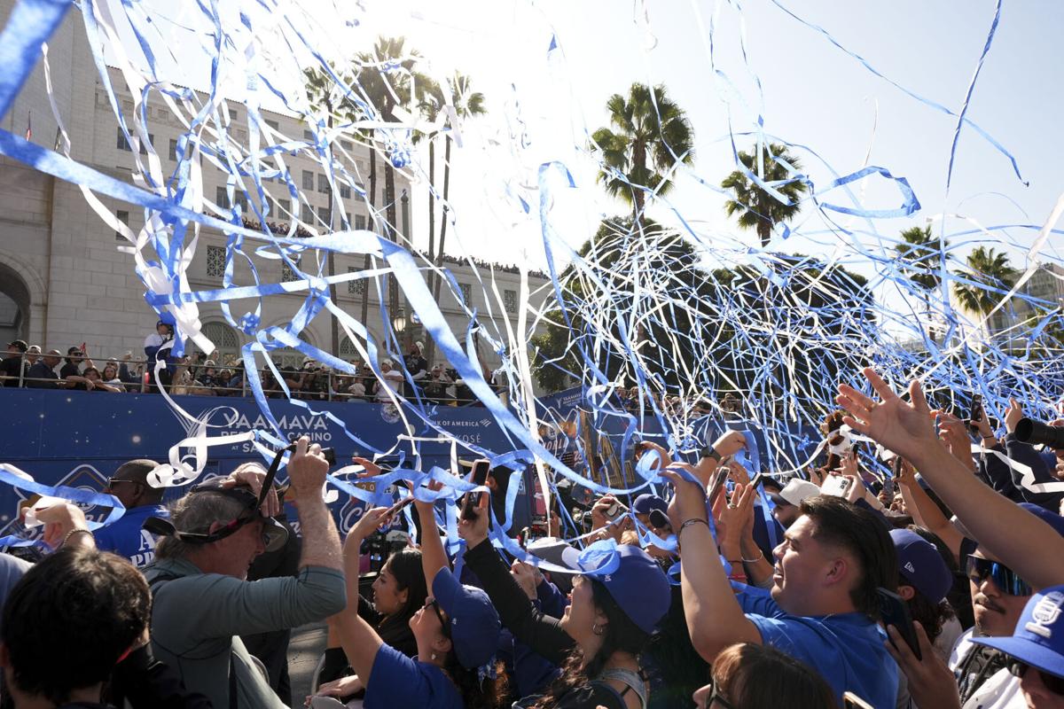 Ohtani, Dodgers celebrate World Series title