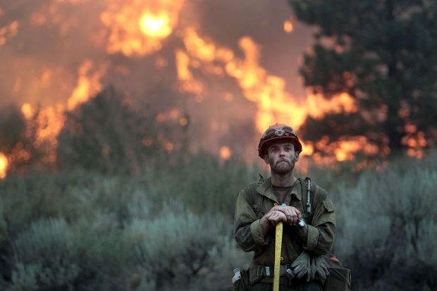 Elk Fire near Pine, Idaho