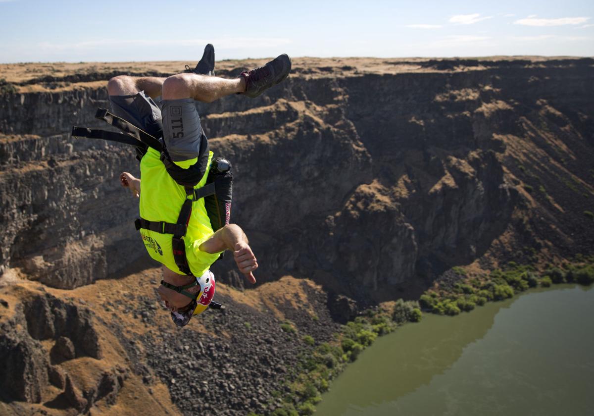 Update Base Jumper Miles Daisher Breaks Unofficial Record With 63 Jumps Local Magicvalley Com