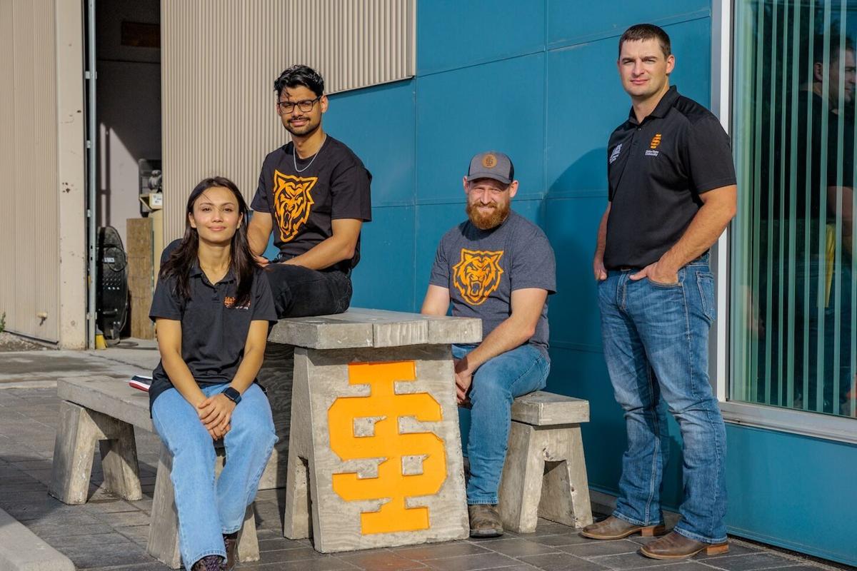 Concrete Learning: ISU Students Build Picnic Table, Install Pavers Made of Sweetcrete