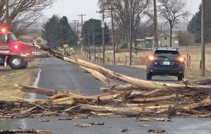 Exhausting work: First responders stayed busy after severe weather