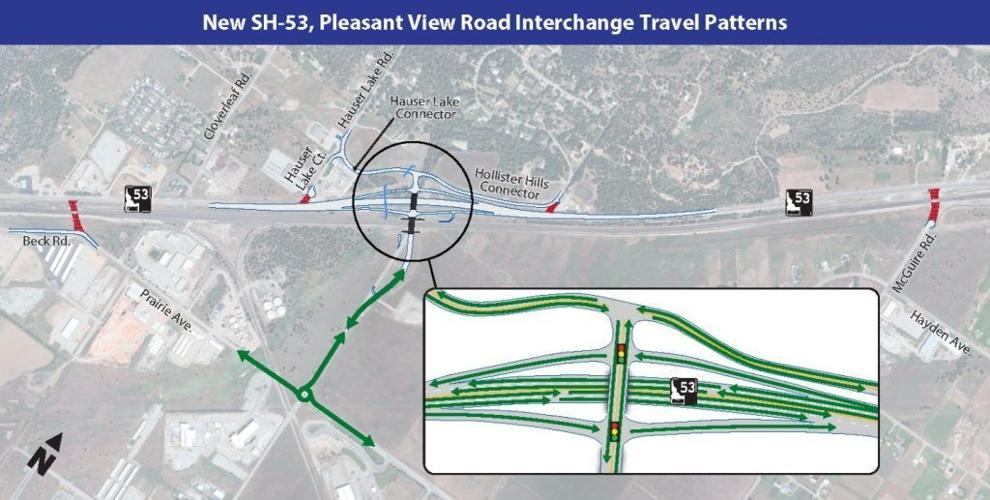 SH-53 Pleasant View Interchange to fully open Friday