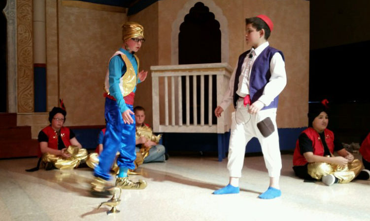 White Pine Elementary School's Production of "Aladdin."