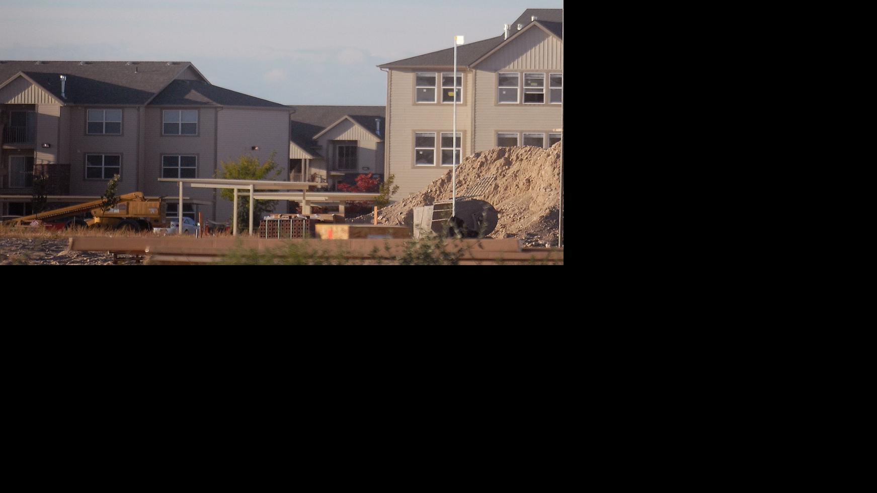 High housing New apartments proposed by canyon rim