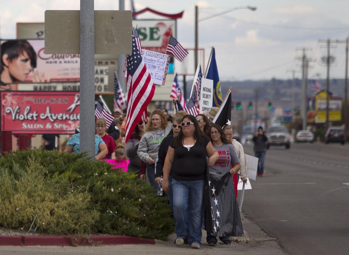 The III Percent of Idaho Protest CSI Refugee Center