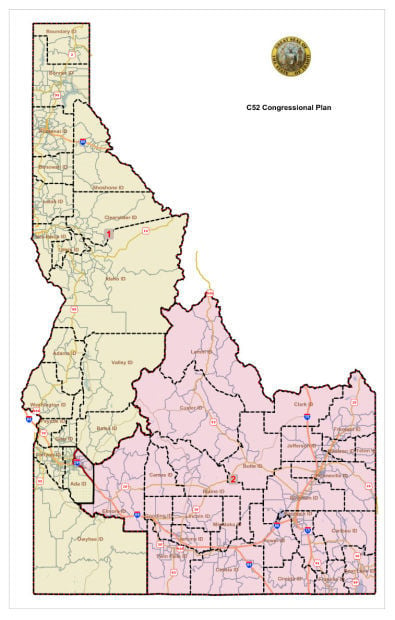 Idaho Redistricting Puts More Democrats In 2nd District 7987