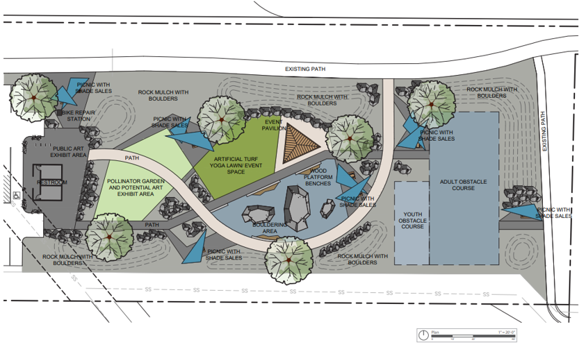 Concept plan for Preserve Park