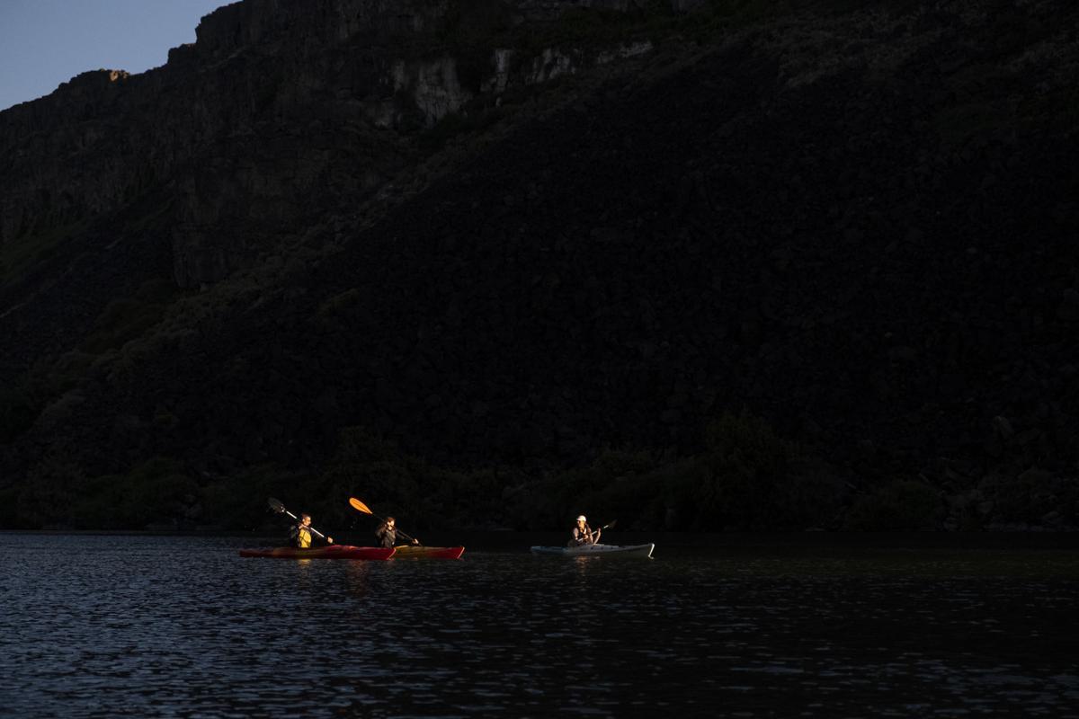 Stillness at sunrise: Kayaking up the Snake River ...