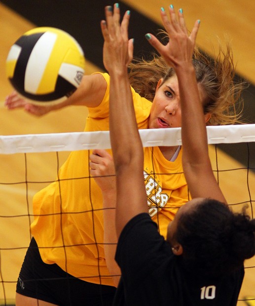 Gallery Black and Gold Volleyball Scrimmage