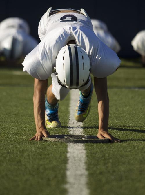Lighthouse Christian football practice