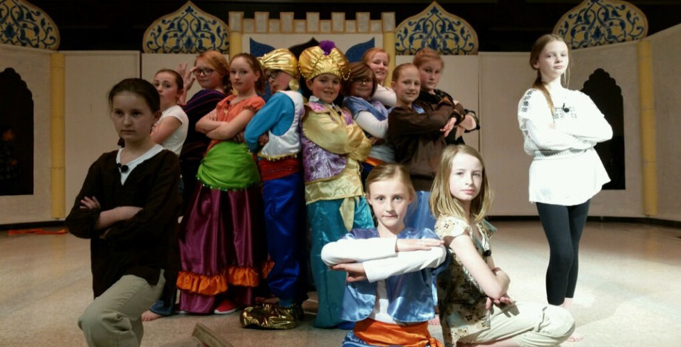 White Pine Elementary School's Production of "Aladdin."