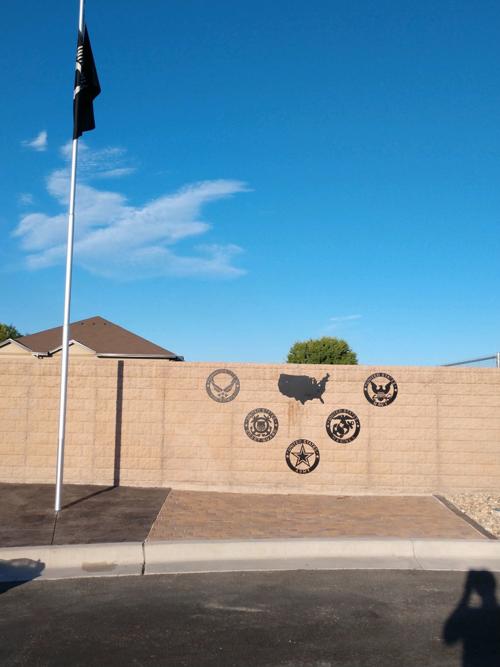 Veterans memorial Eagle Scout project
