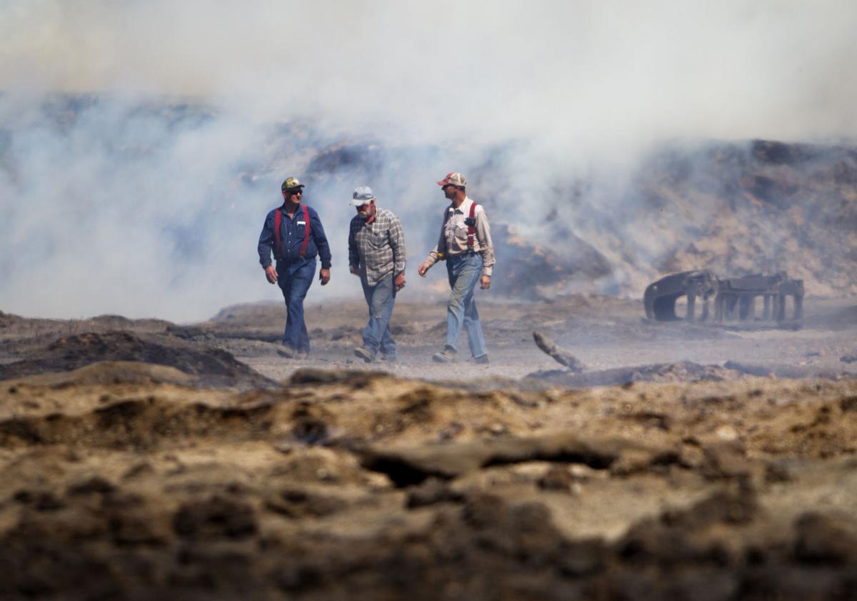 Gallery Wildfire burns Sticks and Stones lumber yard in Shoshone