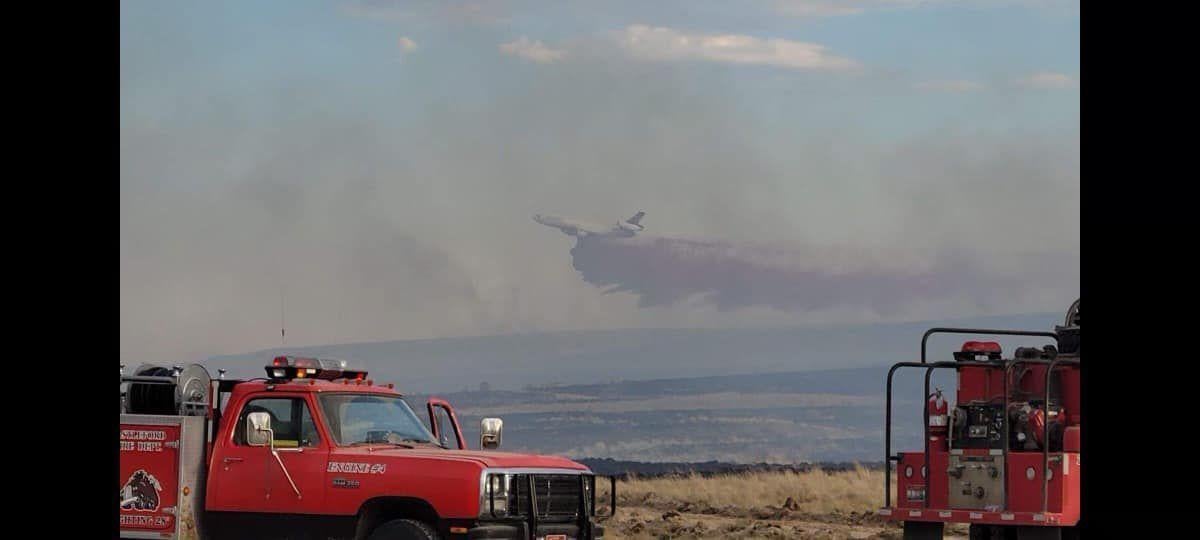 Castleford Fire at 5,412 acres, expected to be contained tonight
