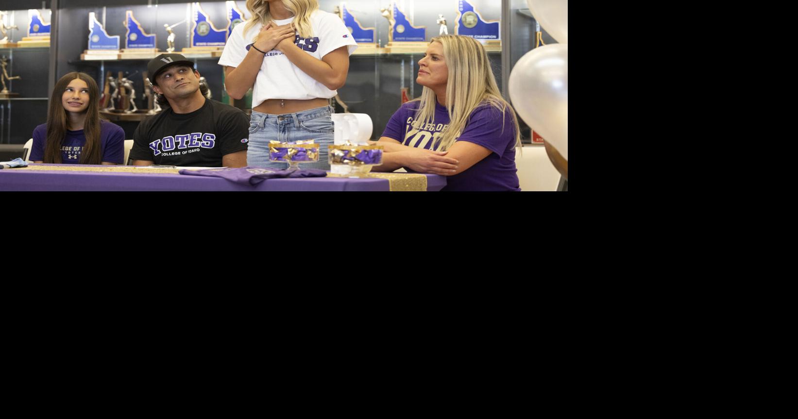 Twin Falls track star Brooklyn Gambrel signs to the College of Idaho