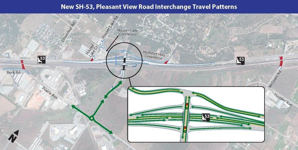 SH-53 Pleasant View Interchange to fully open Friday