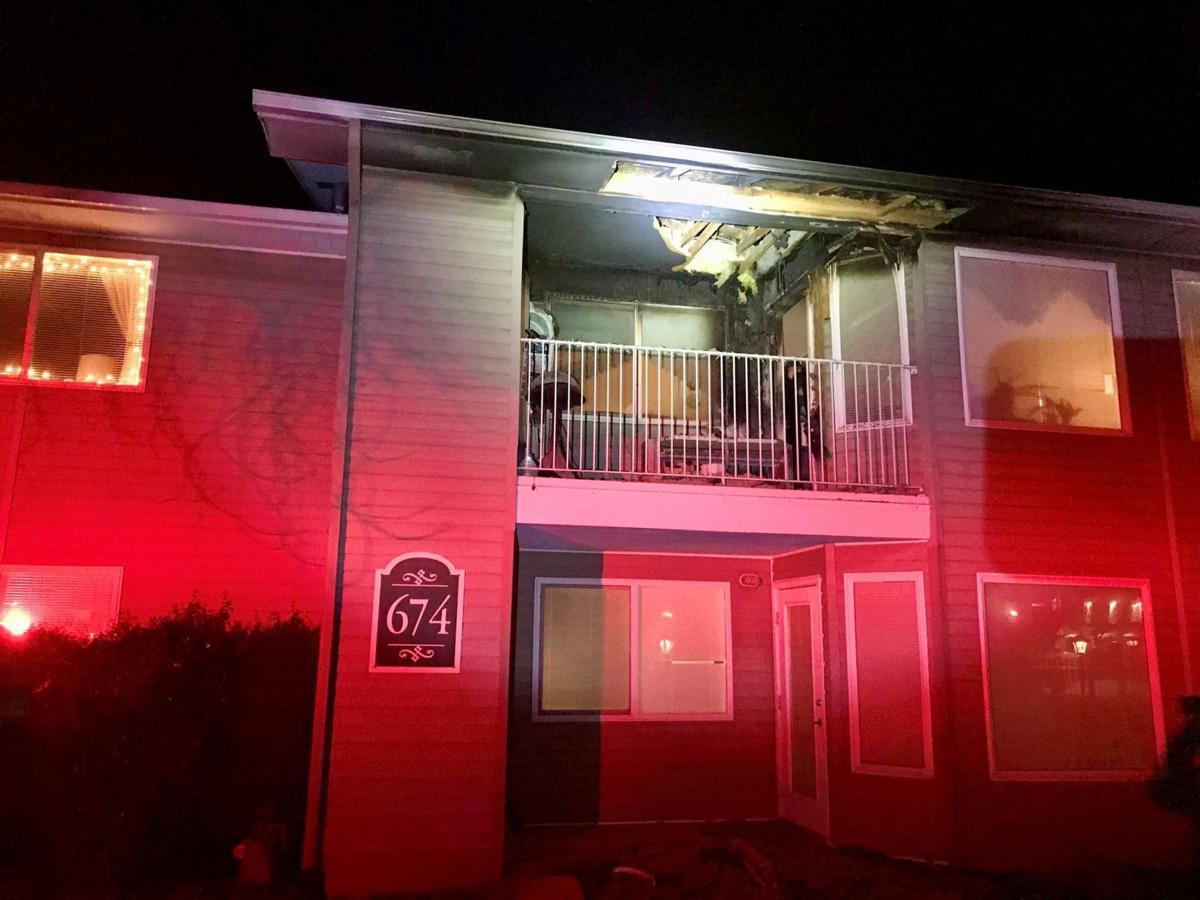 Apartment fire