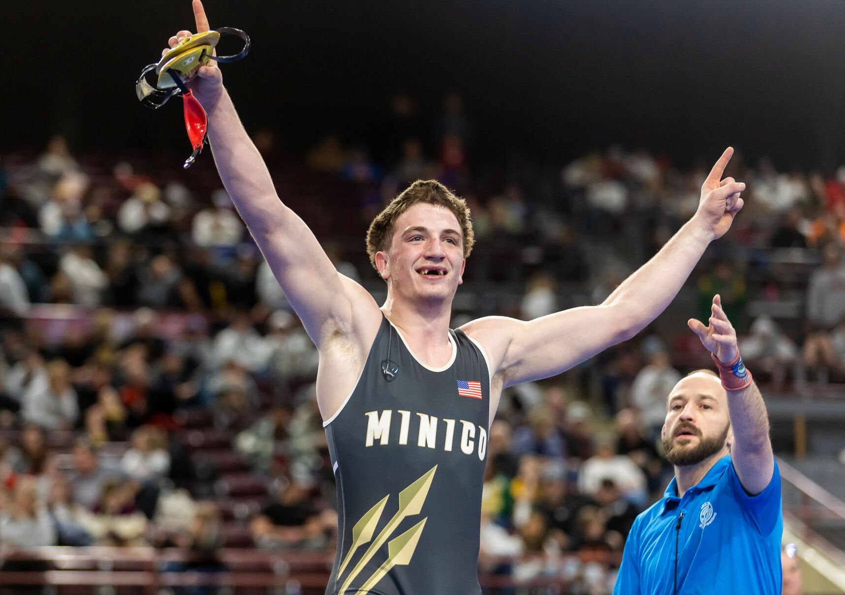 Back-to-back: Minico successfully defends 4A state wrestling title