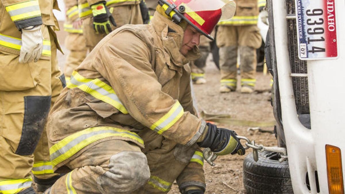 Firefighters Training Firefighters with Raw Chicken, Power Saws and More Firefighters Training Firefighters with Raw Chicken, Power Saws and More