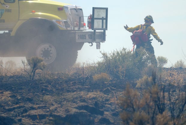 Crews Work to Control Fires Near Richfield, Stanley