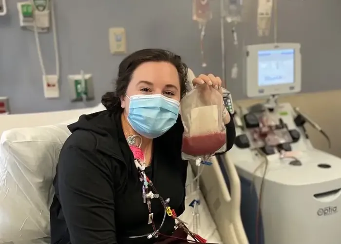 Once a donor, St. Luke’s nurse brings unique perspective to her role helping patients via apheresis