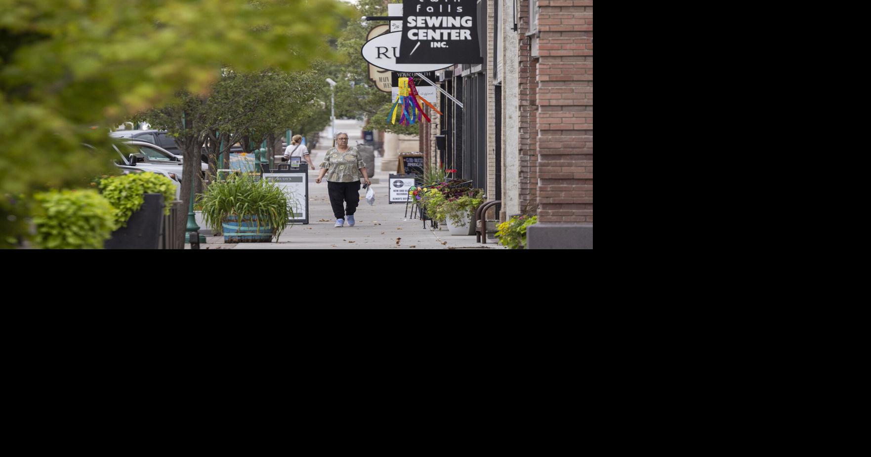Downtown shopping
