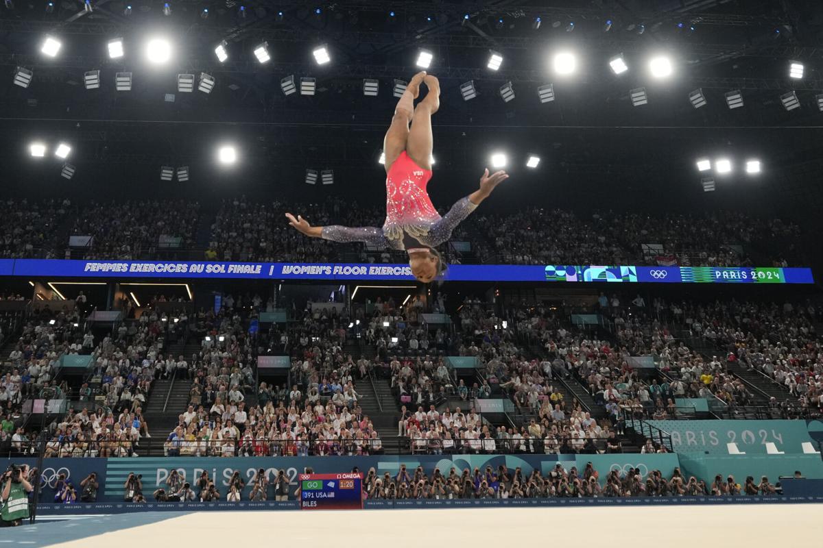 Simone Biles finishes off her return to the Olympics with a silver on